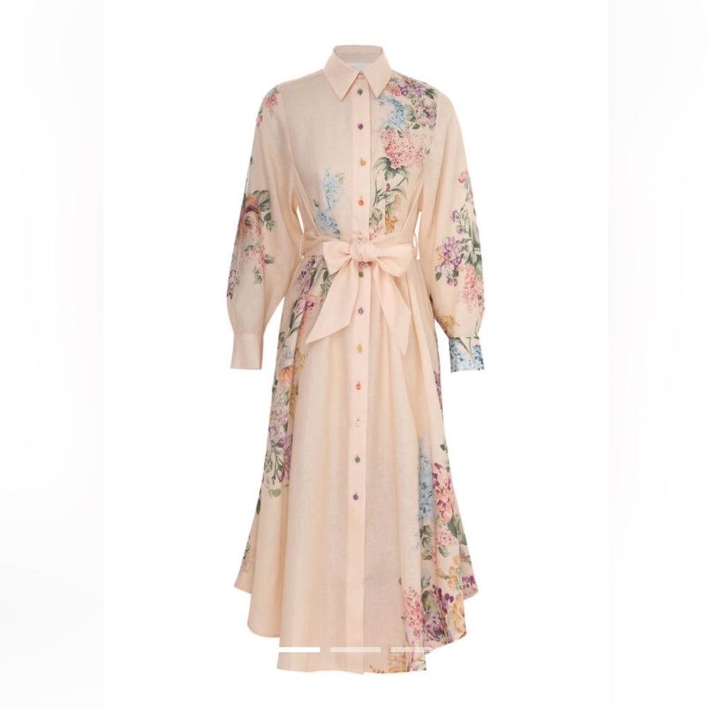 Zimmermann Halliday Tucker Shirt Dress size:0P